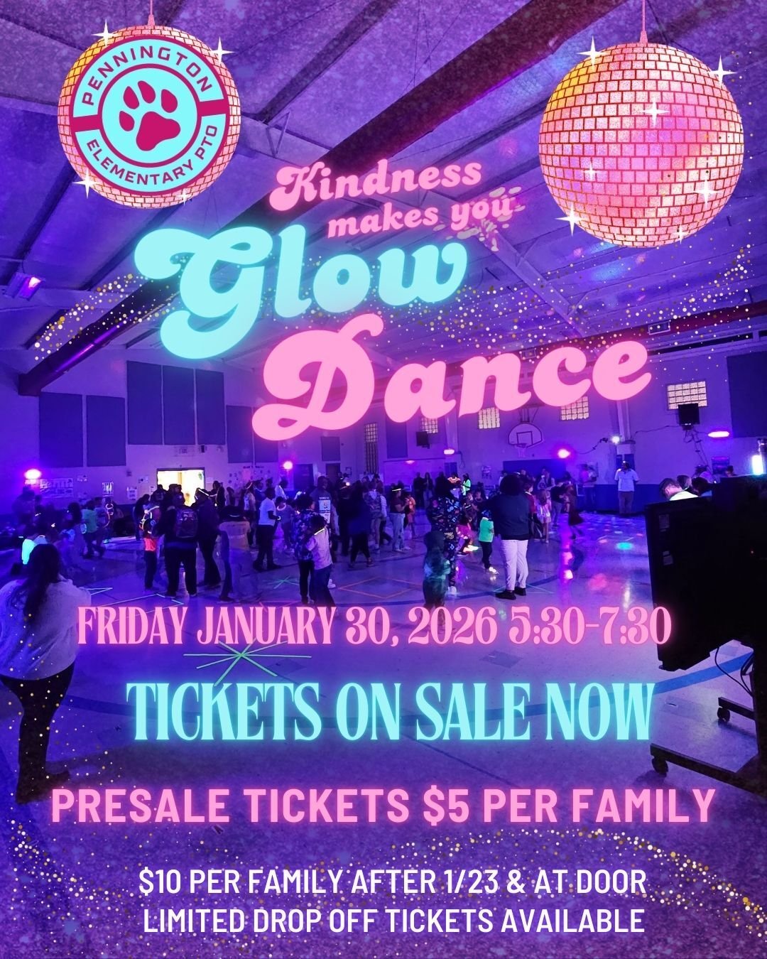 Pink White Retro Disco Night Party Event Preppy Poster (Instagram Post (45))