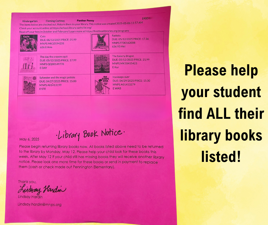 library notice